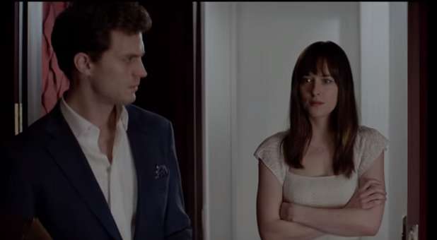 'Fifty Shades of Grey' stars Jamie Dornan and Dakota Johnson.
