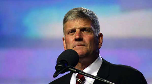 Franklin Graham says Muslims have infiltrated Washington.