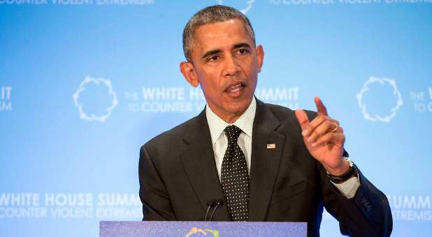 U.S. President Barack Obama speaks during the White House Summit on Countering Violent Extremism.