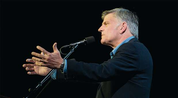 Franklin Graham gives the primary difference between Christianity and all other religions.