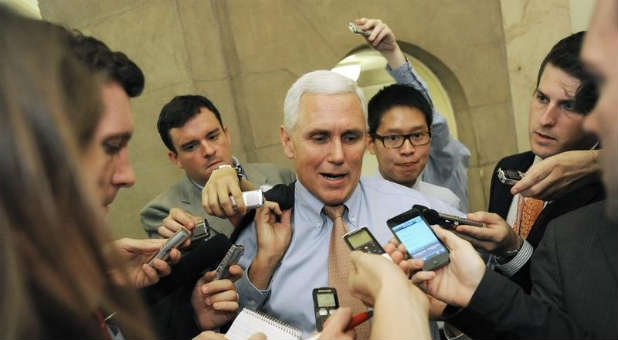Indiana Gov. Mike Pence discusses his state's Religious Freedom Restoration Act.