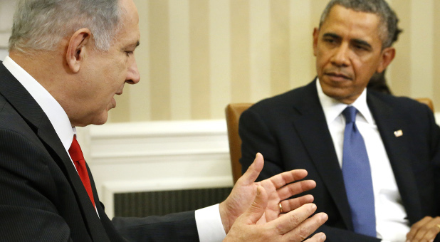How close is President Obama (r) to severing diplomatic ties with Israel and Prime Minister Benjamin Netnayahu?