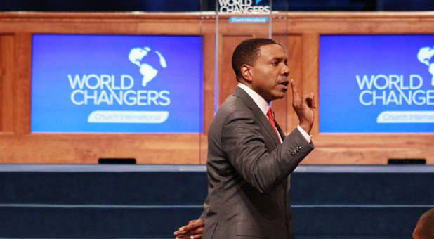 Creflo Dollar is defending his believing God for a new jet.