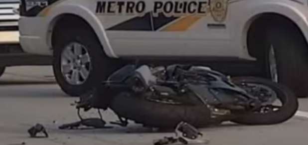 Matt Davis' motorcycle crash.