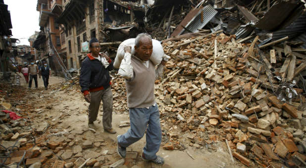 Hundred of Nepalese Christians are feared dead after the quake struck while they were in church.