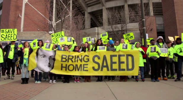 Protests asking President Obama to save pastor Saeed Abedini