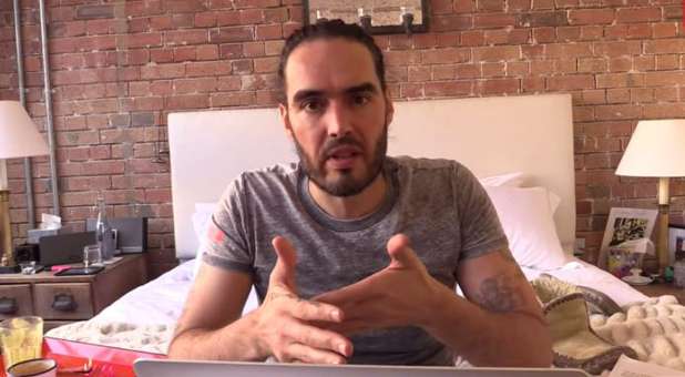 Russell Brand posted a video describing the negative effects of pornography.
