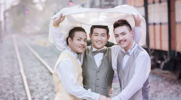 Three gay men
