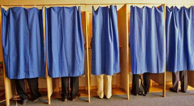 Voting booths