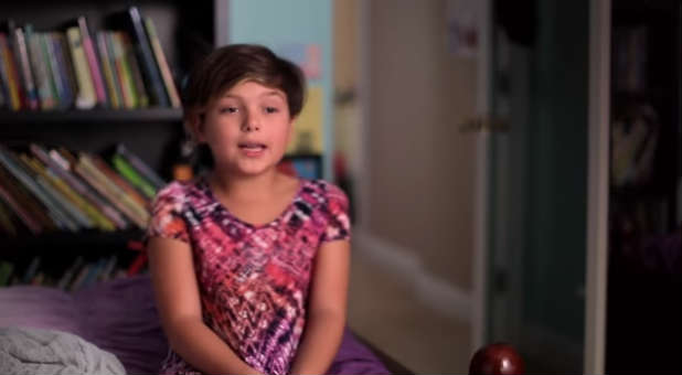 One of the children featured in 'Growing Up Trans.'