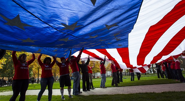 2015 politics AmericanFlag YoungPeople 911Memorial Reuters