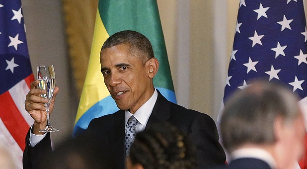 2015 politics BarackObama Toasting Ethiopia July2015 Reuters