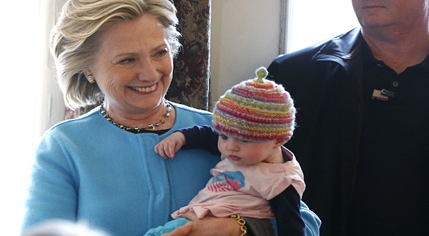 2015 politics HillaryClinton HoldsBaby April2015 Reuters