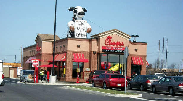 The gay agenda sought to besmirch Chick-fil-A's business after president and chief operating officer, Dan Cathy, made his beliefs about traditional marriage known to the radio listening world. The company was maligned, protested and otherwise attacked.