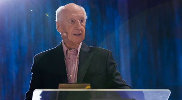 Jack Hayford addresses the Assemblies of God Council.