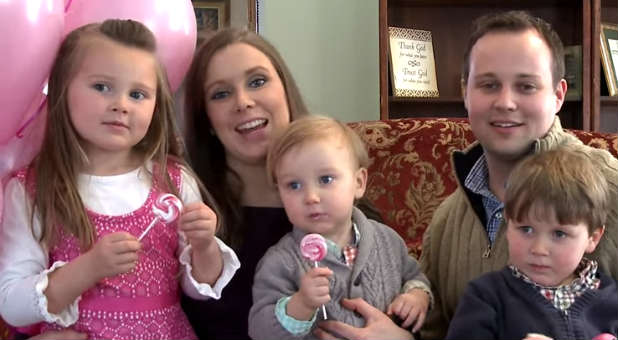 Josh Duggar with his wife, Anna. Josh has admitted to living a 'double life' in the wake of the Ashley Madison hack.