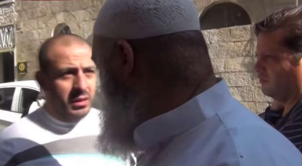 Muslim man scolds teacher