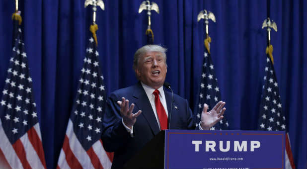 Donald Trump has become the unlikely leader in the Republican primaries.
