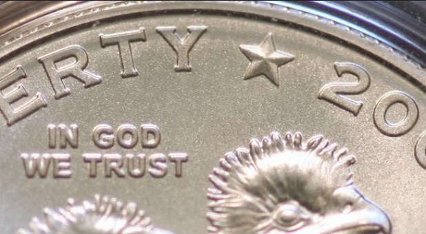 Much like 'In God We Trust,' courts are upholding 'God bless the military ...' slogan.