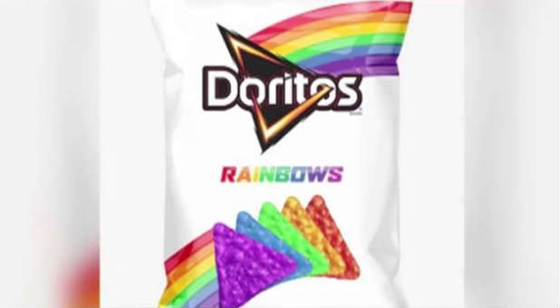 Doritos has launched a rainbow chip to support the LGBTQ agenda.