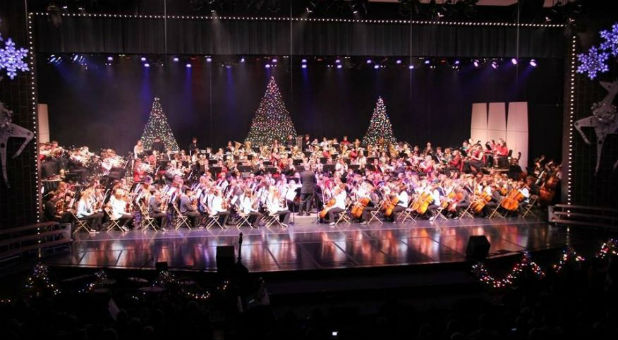 An undated photo of the Concord Community Schools' Christmas Spectacular.