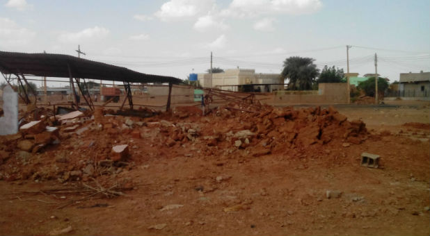 Government officials bulldozed this Christian church.