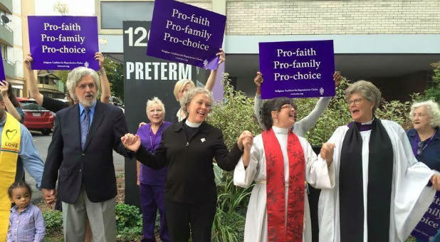 Members of the Religious Coalition for Reproductive Choice
