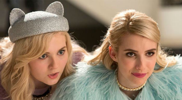 'Scream Queens' stars Abigail Breslin and Emma Roberts.