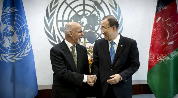 Ban Ki-moon, right, is the secretary general of the United Nations.