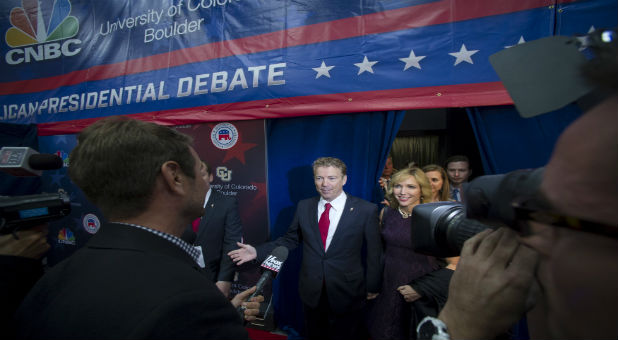 Rand Paul Meets Reporters
