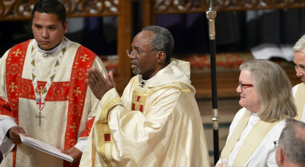 Michael Curry is the first black president of the U.S. Episcopal Church.