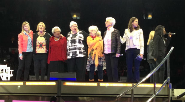 The Women of Faith speakers during their farewell tour.