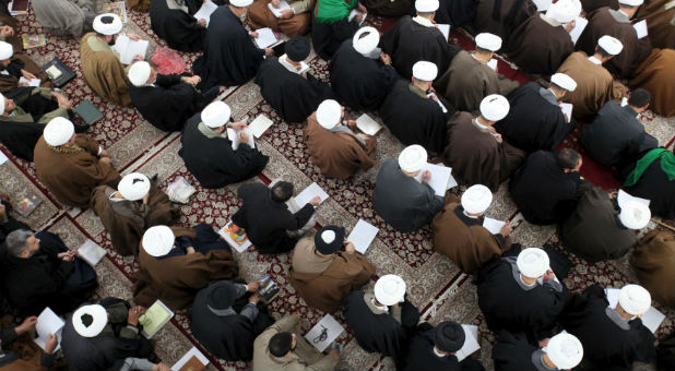 Shiite Muslims attend a clerical school.