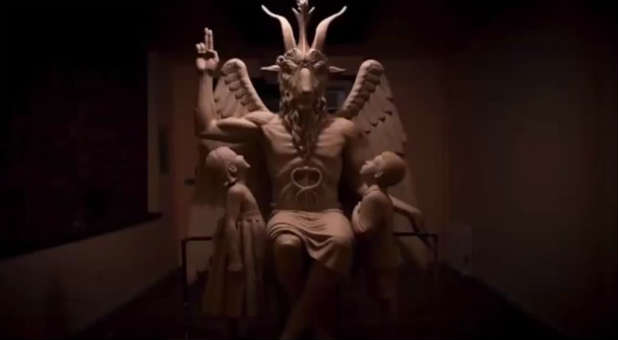 Satanists plan to pour costume blood over a statue of the Virgin Mary on Christmas Eve in Oklahoma City.
