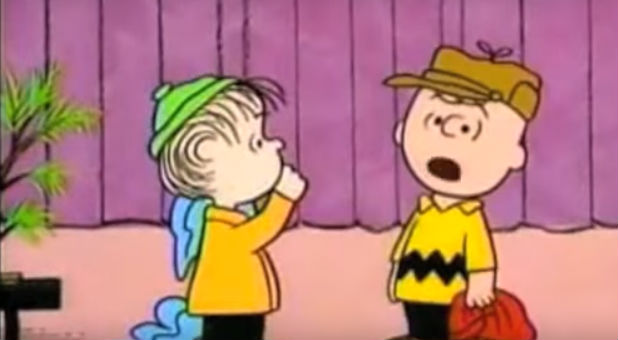Linus and Charlie Brown in