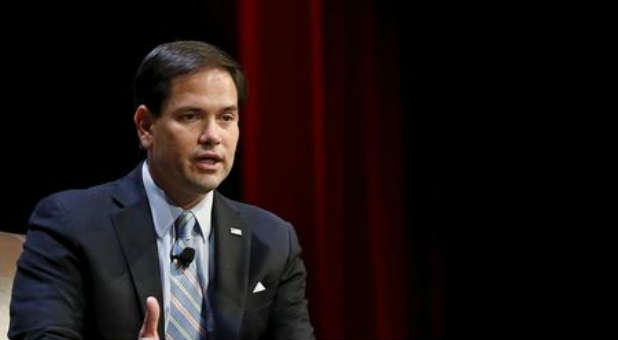 Republican presidential candidate Marco Rubio released a new campaign TV ad in Iowa on Monday