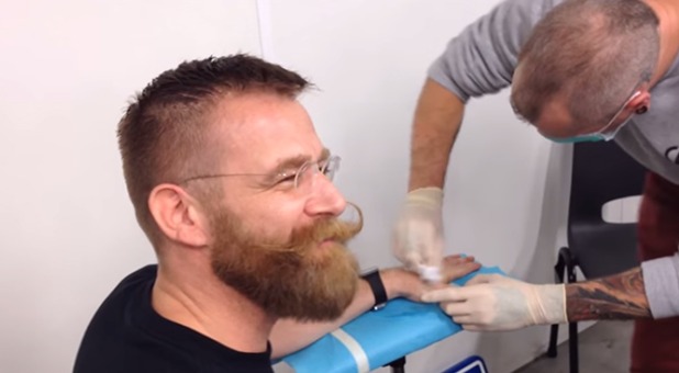 Dutch entrepreneur Martijn Wismeijer has computer chips implanted under his skin.