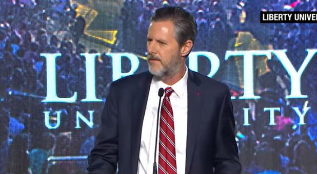 Jerry Falwell Jr. told Liberty University students he supported them arming themselves.