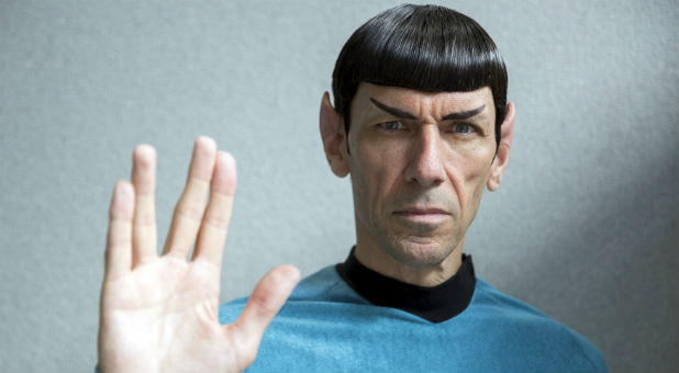 A Spock impersonator.