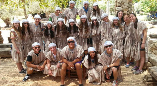 Past participants in the Camp Koby Experience in Israel.