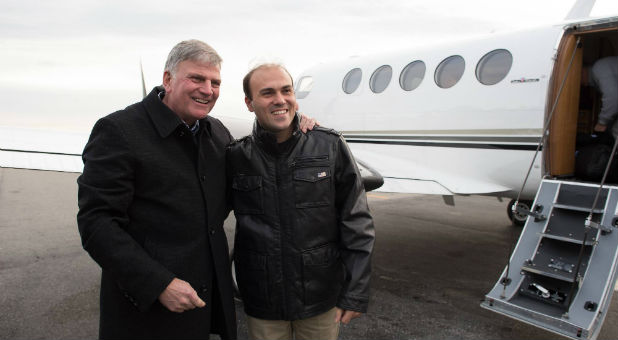 Franklin Graham meets up with Saeed Abedini.