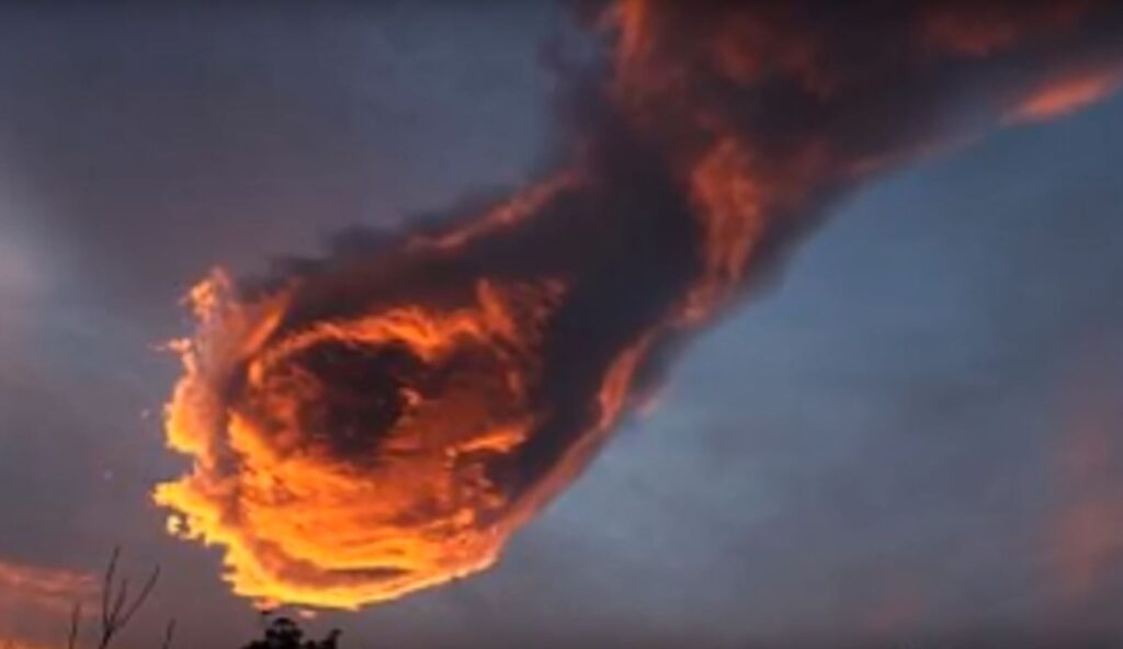 Some believe this cloud is the mighty fist of God.