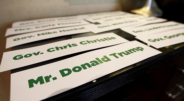 Candidate Name Cards