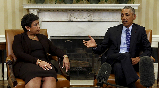 Loretta Lynch and President Obama