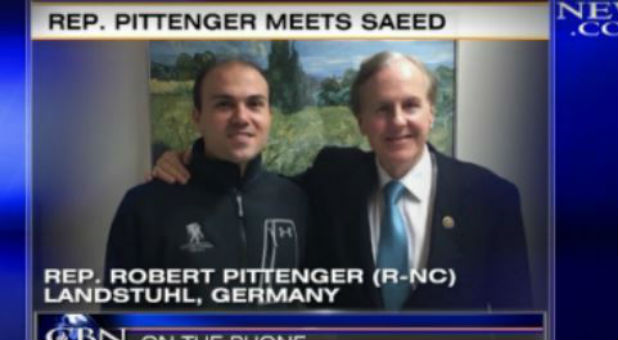 Saeed Abedini meets with Rep. Pittenger