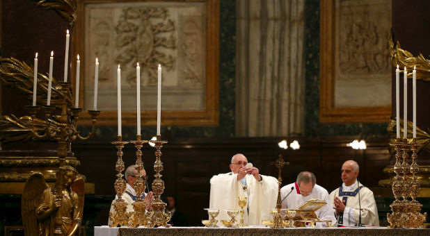 The Argentine pope, marking the third New Year's season since his election in 2013, condemned the