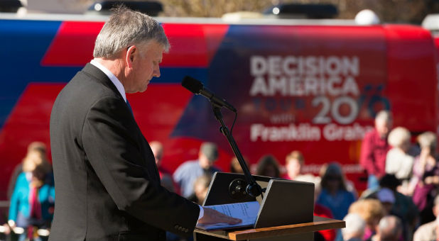 Franklin Graham announced seven more stops on the Decision America Tour.