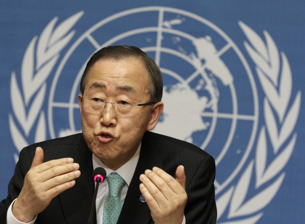 United Nations Secretary Ban-Ki Moon