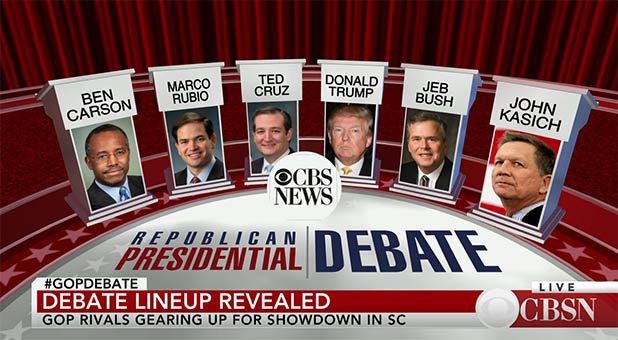 CBS Debate Lineup
