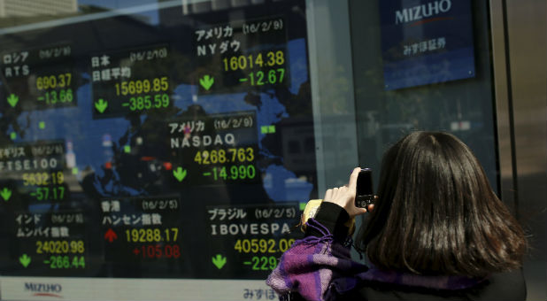 he Nikkei was down a staggering 918 points, but that stock crash made very few headlines in the western world.